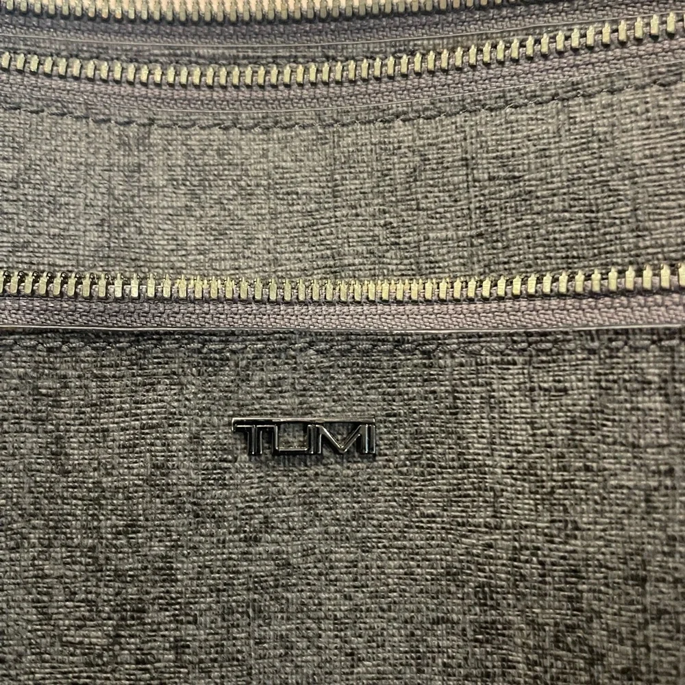 Tumi Gray and Black Messenger Bag - Picture 2 of 5